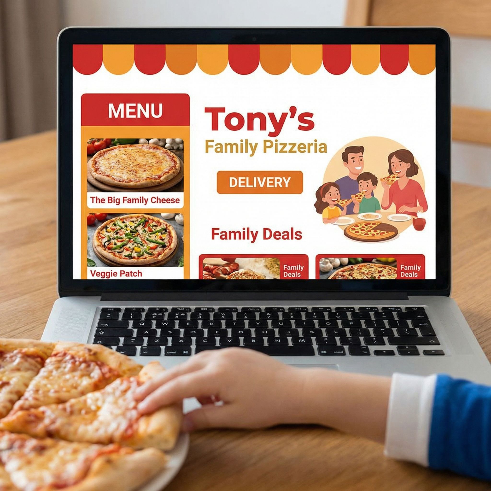 Pizza Place website example
